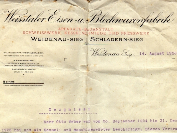 Weisstaler Eisen- und Blechwarenfabrik