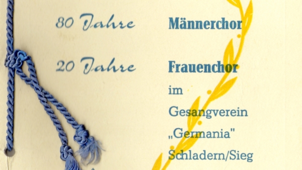"Germania" Schladern - Festschrift 1966