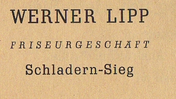 Werbeanzeige Werner Lipp, 1953