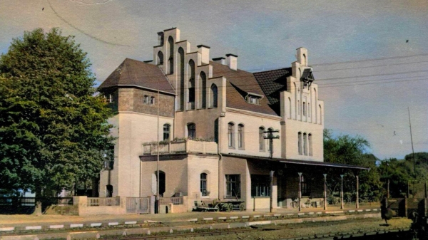 Bahnhof Schladern um 1940