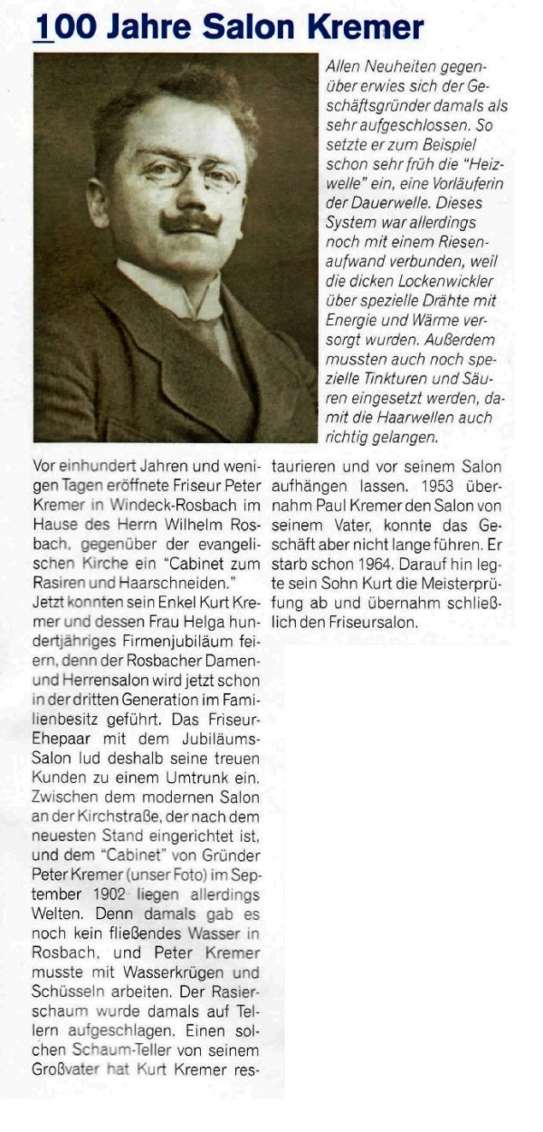 100 Jahre Salon Kremer
