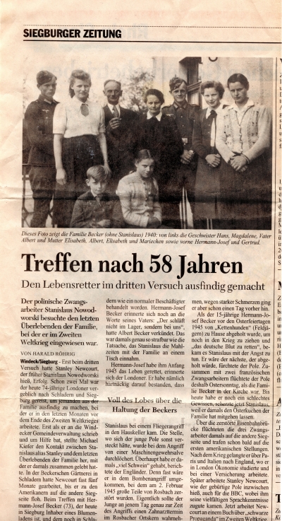 Treffen nach 58 Jahren