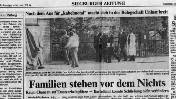 Familien stehen vor dem Nichts