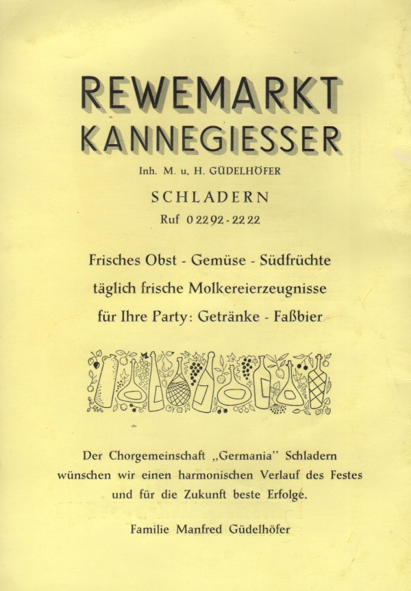 Werbeanzeige Kannegießer, 1981